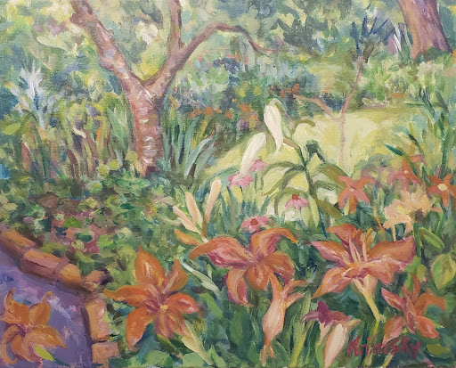 Mostly Orange Lilies